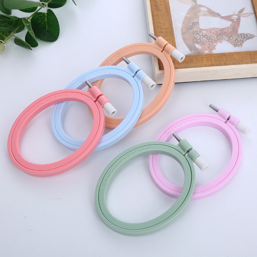 Oval/Square Plastic Embroidery - Embroidery Hoop Plastic recension och pris