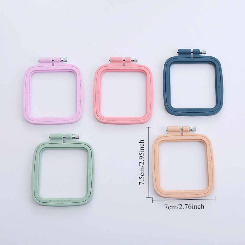 Oval/Square Plastic Embroidery - Embroidery Hoop Plastic recension och pris