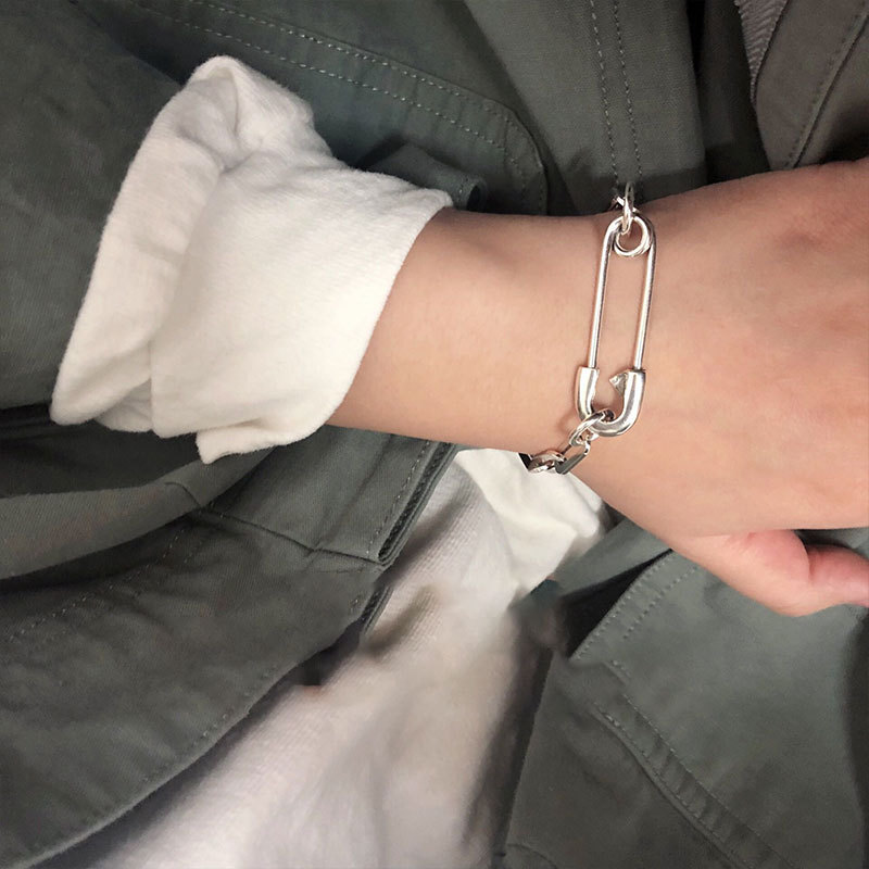 925 Sterling Silver Thick Chai - Embroidery Bracelet recension och pris
