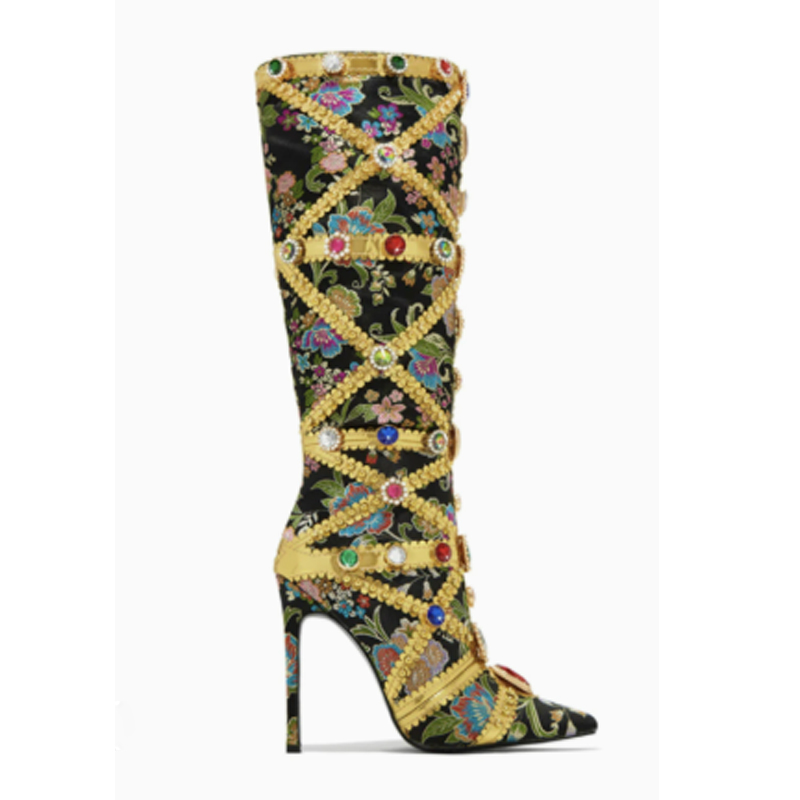 Multicolor Gemstone Gold Trim  - Embroidery Stitches recension och pris