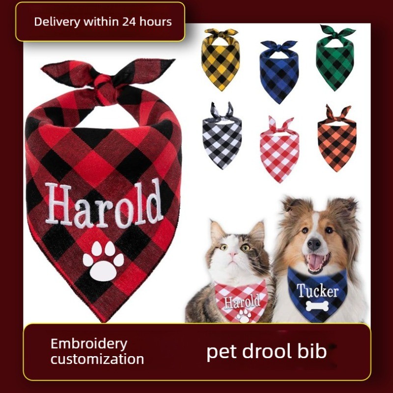 Embroidery Name Dog Bandana Cu - Embroidery Apron recension och pris