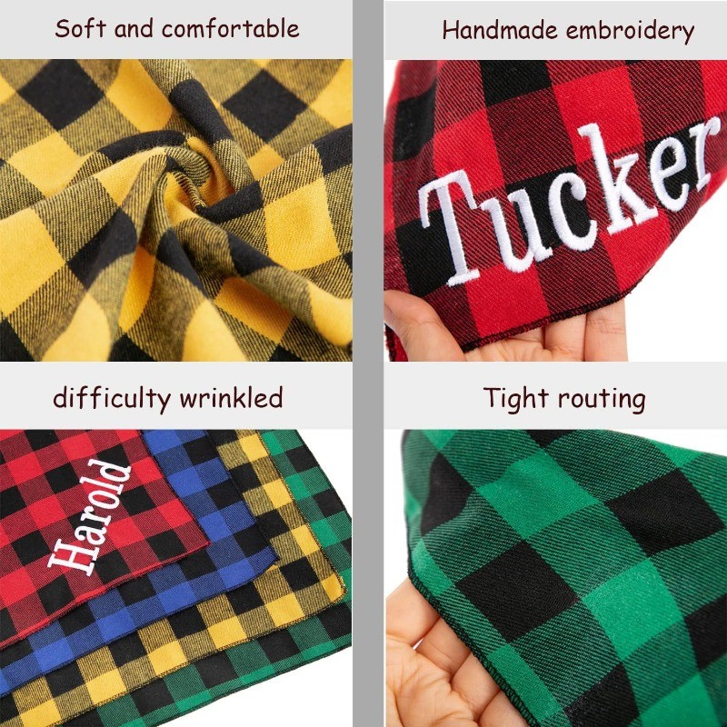 Embroidery Name Dog Bandana Cu - Embroidery Apron recension och pris