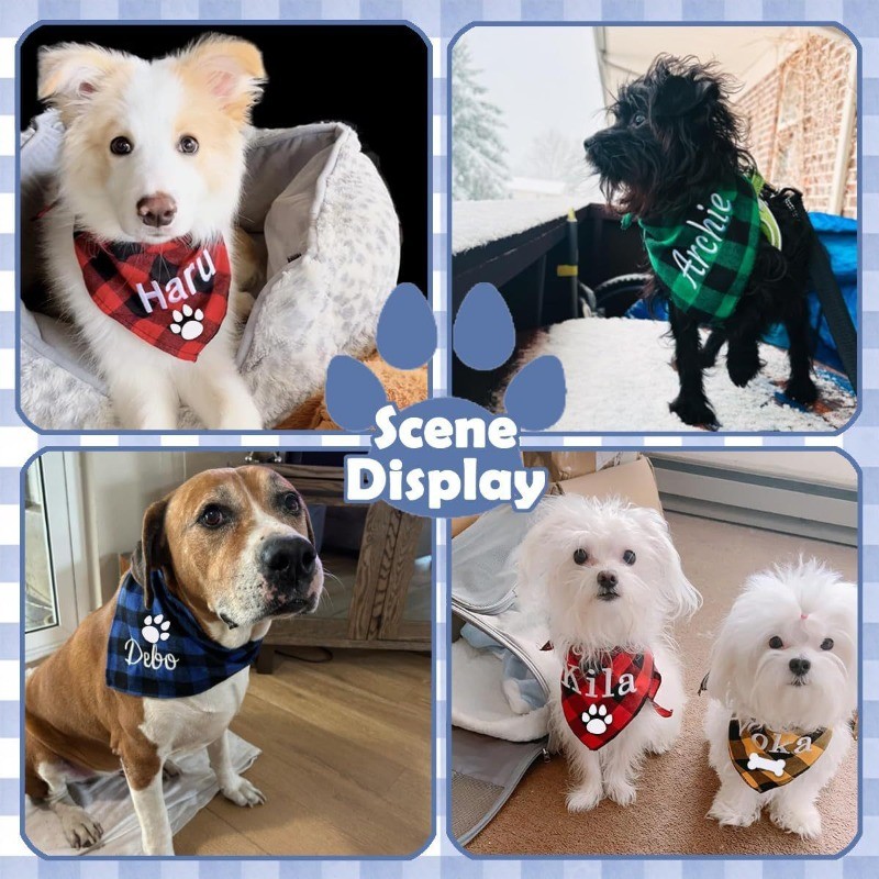 Embroidery Name Dog Bandana Cu - Embroidery Apron recension och pris