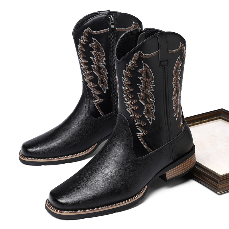 Men High Boot Luxury Embroider - Embroidery Stitches recension och pris