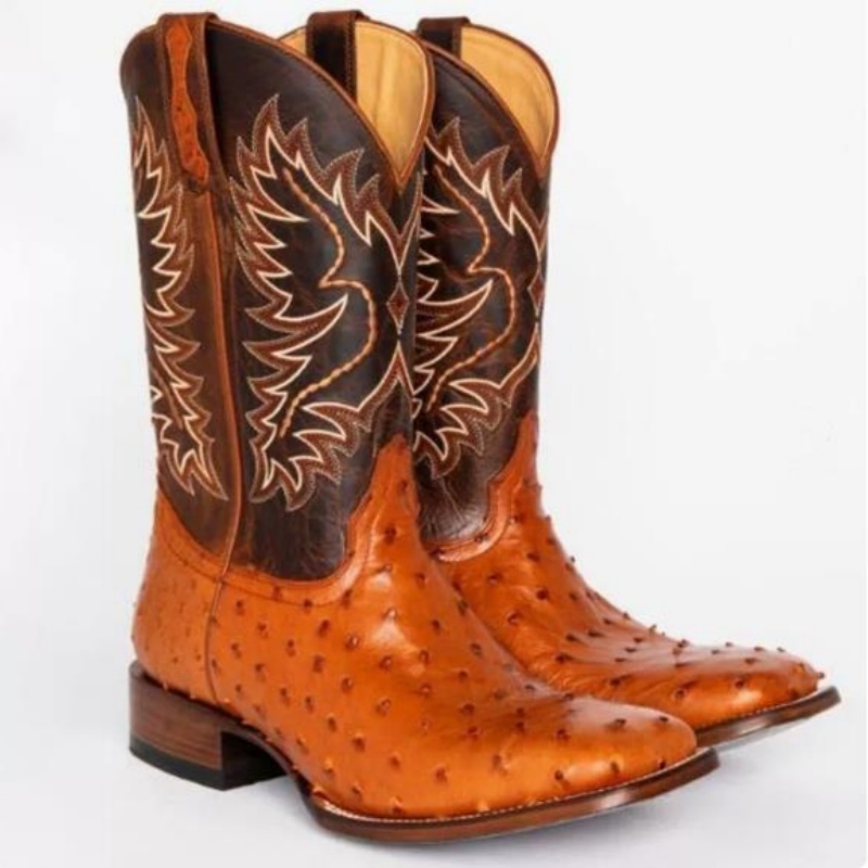 Men High Boots Embroidery Retr - Embroidery Stitches recension och pris