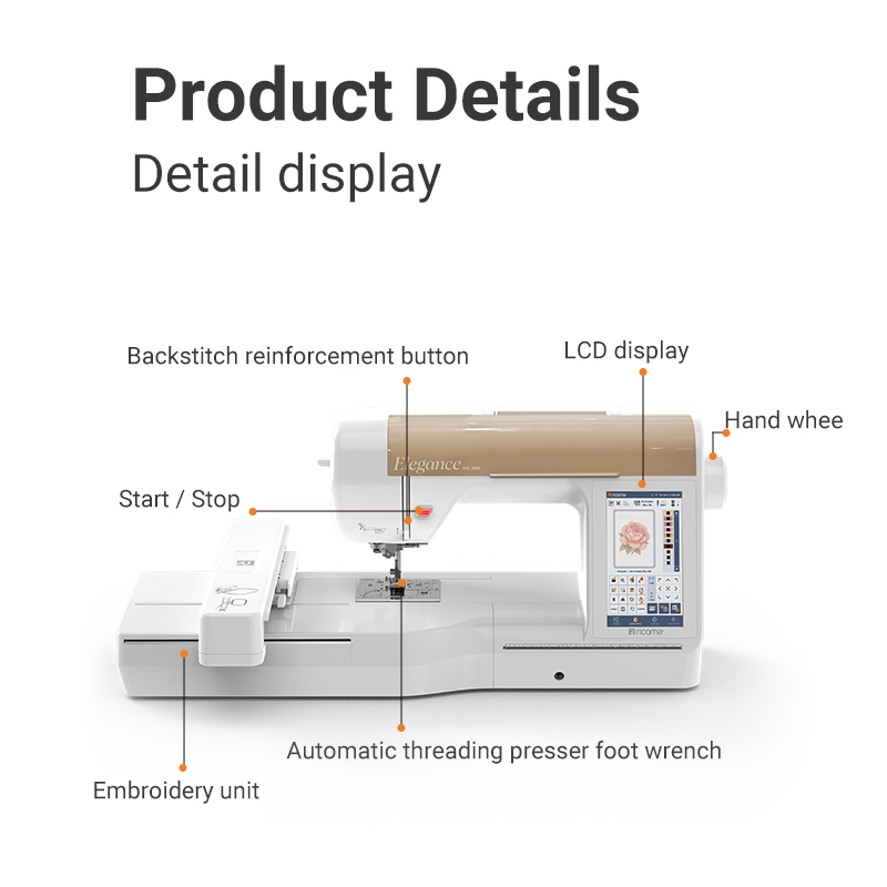 Easy Use Ricoma RSE5000 Househ - Embroidery Machine recension och pris