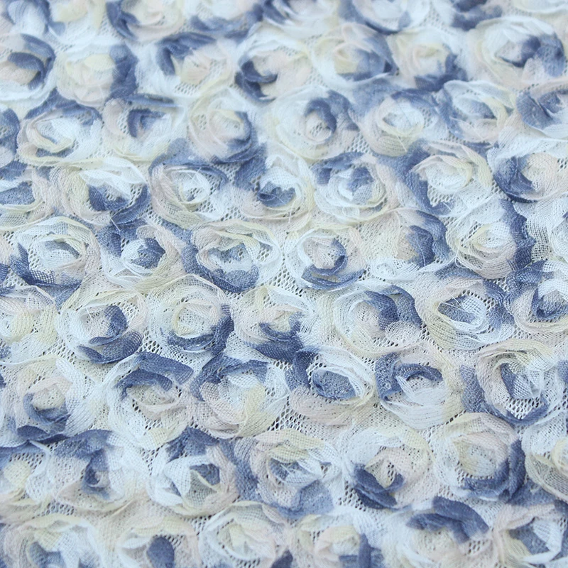 Colorful 3D Floral Embroidery  - Embroidery Roses recension och pris