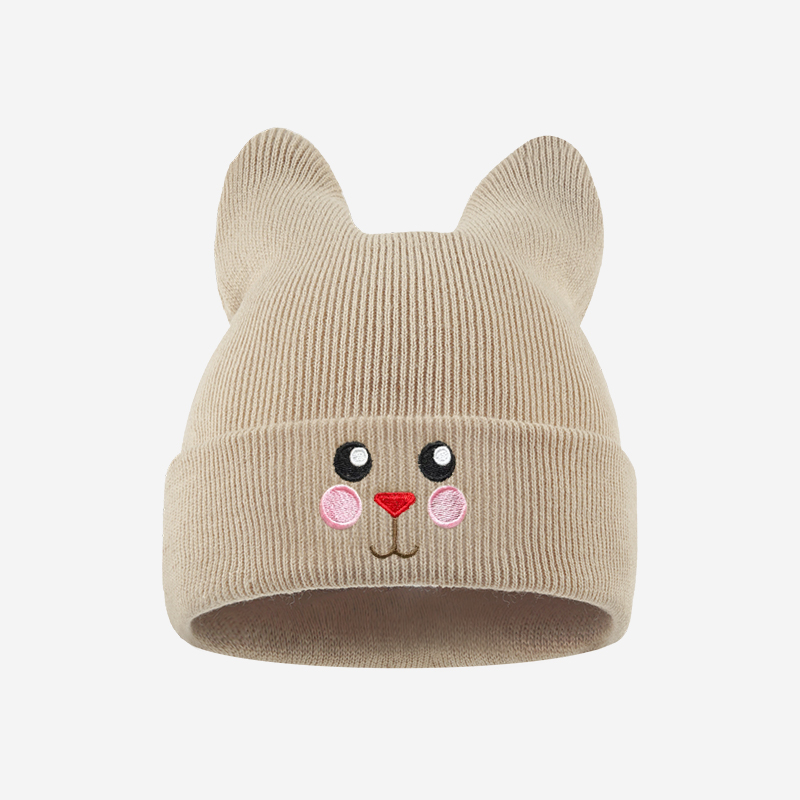 Soft Cat Ear Kids Beanie Cat F - Embroidery Cat recension och pris